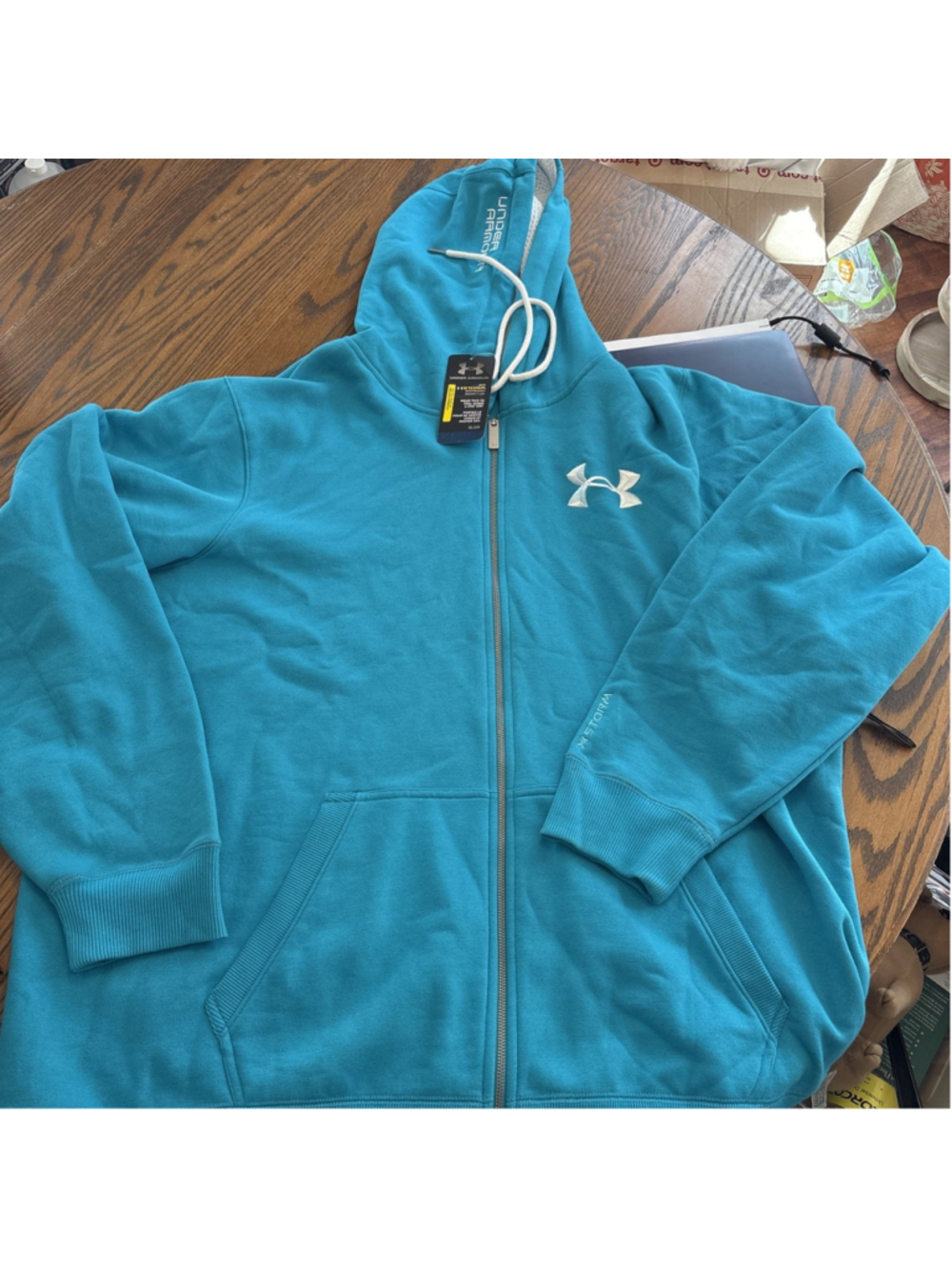 UNDER ARMOUR COLDGEAR STORM HOODIE SIZE 3XL MEN NWT teal